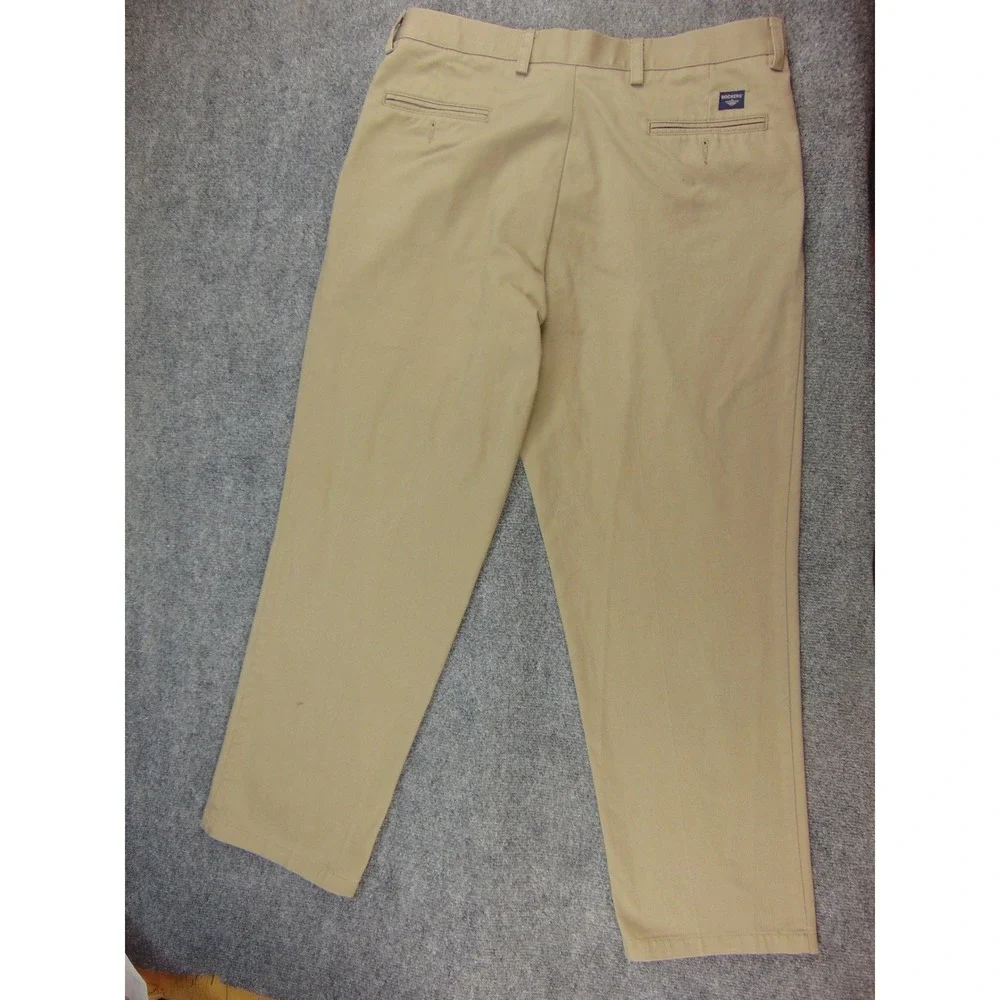 Dockers Individual Fit Mens 34x31 Pleated Khaki Chino Business Casual‎ Pants